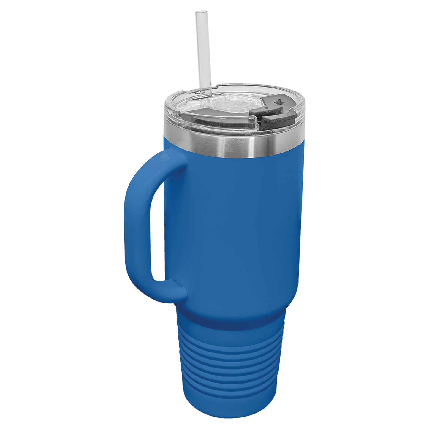 Travel Mug with Handle, 40oz, "An apple a day keeps anyone away if you throw it hard enough"