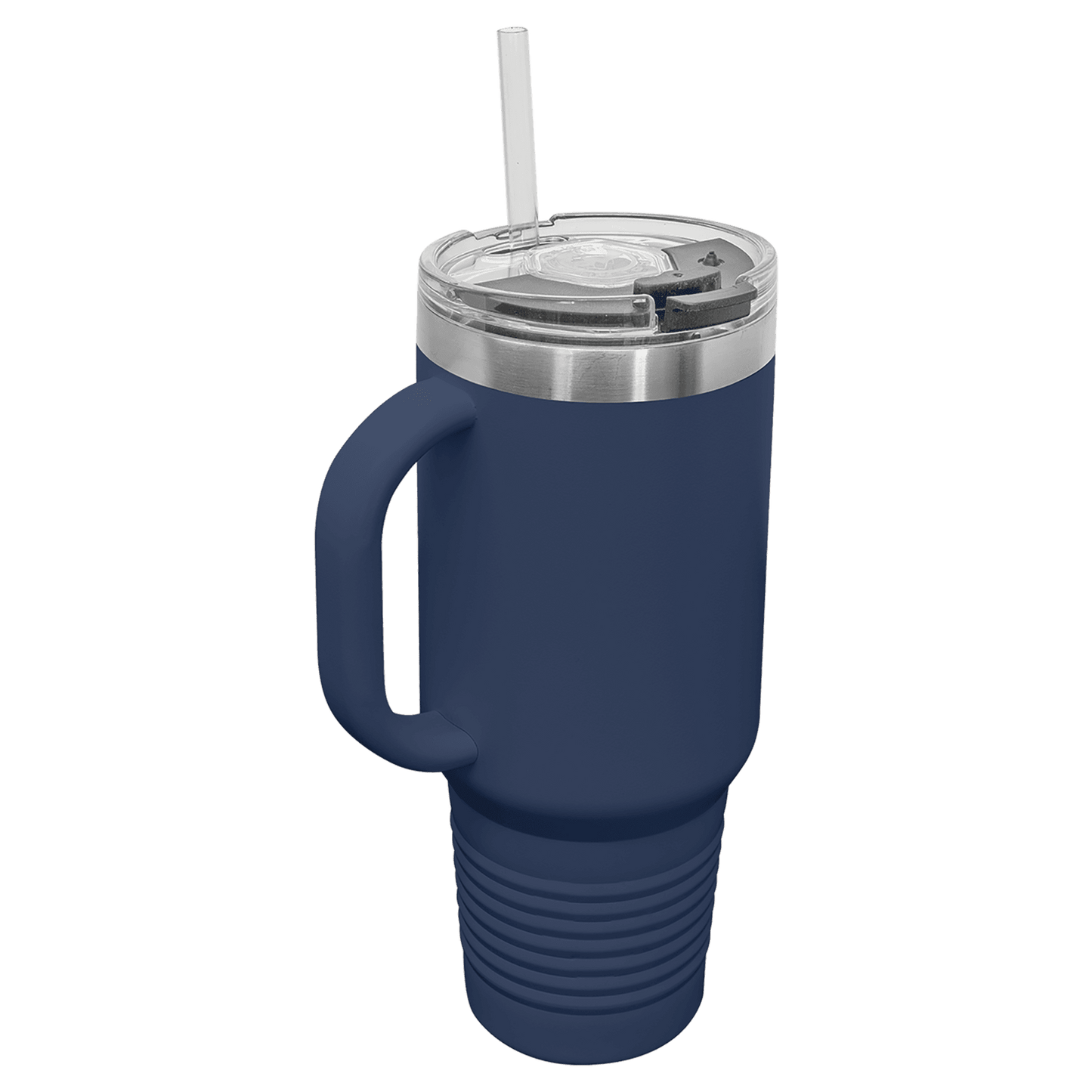 Travel Mug with Handle, 40oz, "An apple a day keeps anyone away if you throw it hard enough"