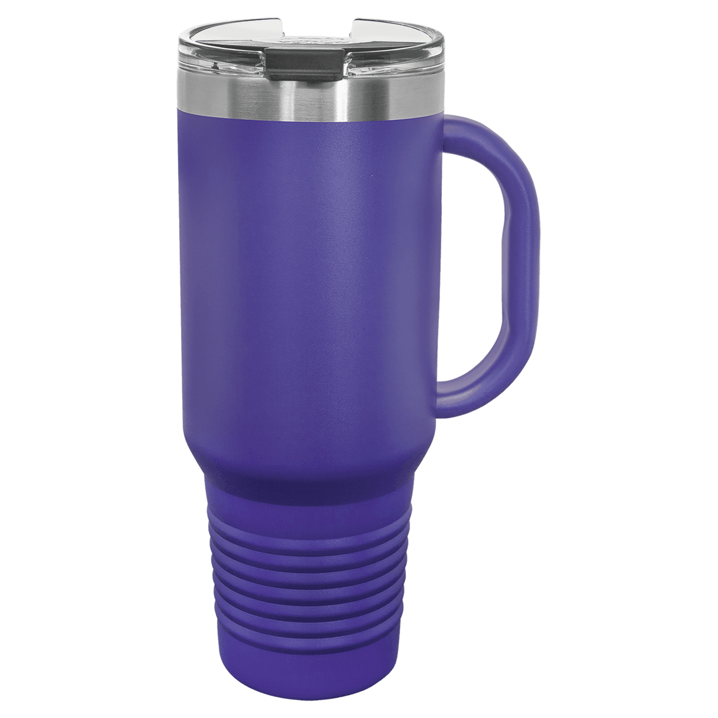 Travel Mug with Handle, 40oz, "An apple a day keeps anyone away if you throw it hard enough"