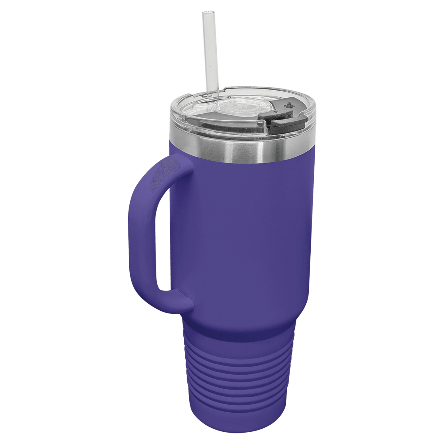 Travel Mug with Handle, 40oz, "An apple a day keeps anyone away if you throw it hard enough"