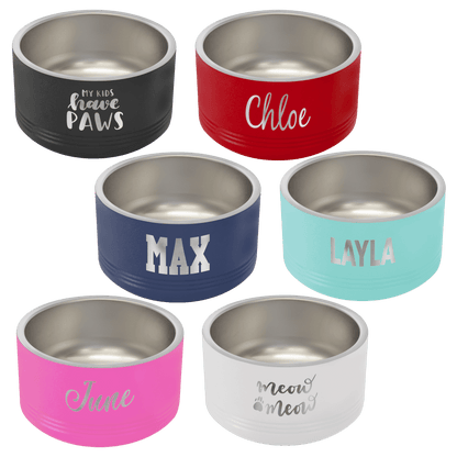 Pet Bowls - 3 sizes - 6 colors
