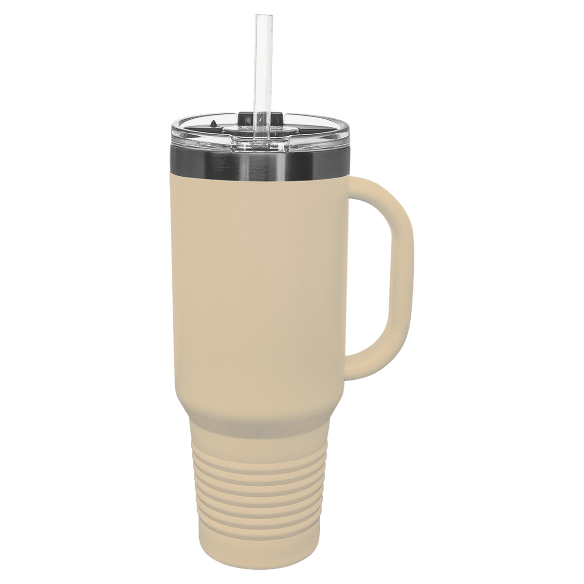 Travel Mug with Handle & Straw, 40oz