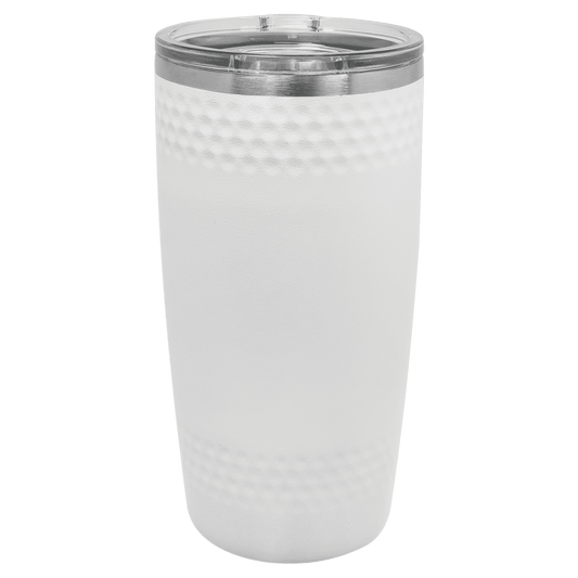 Golf Dimpled Tumbler with Slider Lid, 20oz