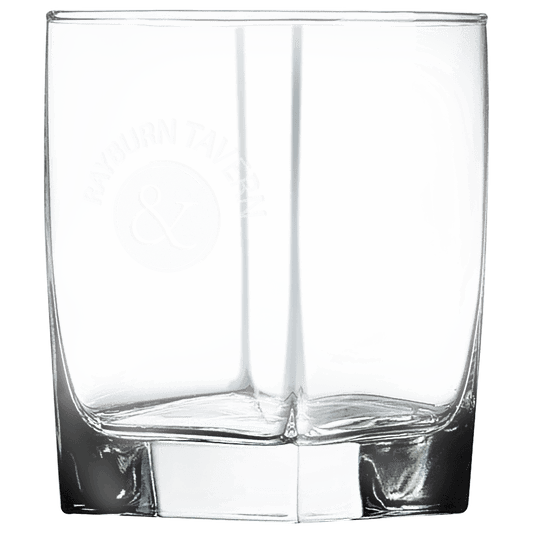 Square Double Old Fashioned Glass, 12 Oz