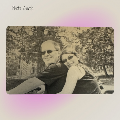 Black and White Photo Cards