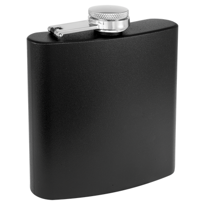 Flasks, 6oz, Powder Coated Stainless Steel