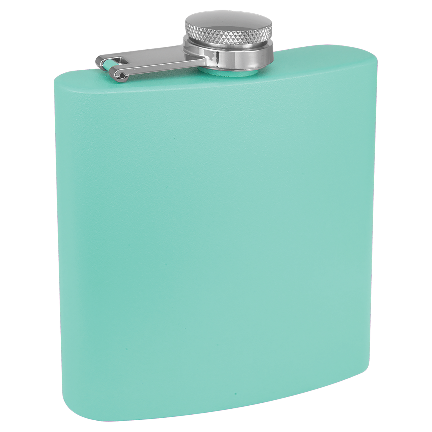 Flasks, 6oz, Powder Coated Stainless Steel