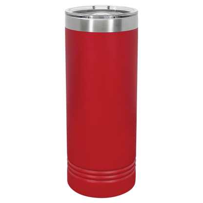 Skinny Tumblers, 22oz with Slider Lid
