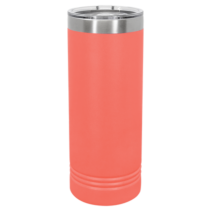 Skinny Tumblers, 22oz with Slider Lid